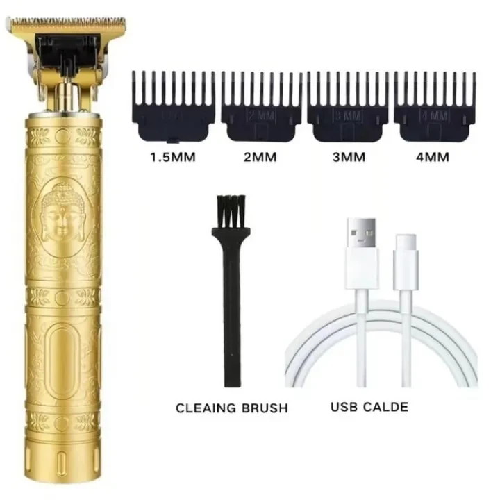 Vintage T9 Rechargeable Electric Hair Trimmer Plastic Body for men