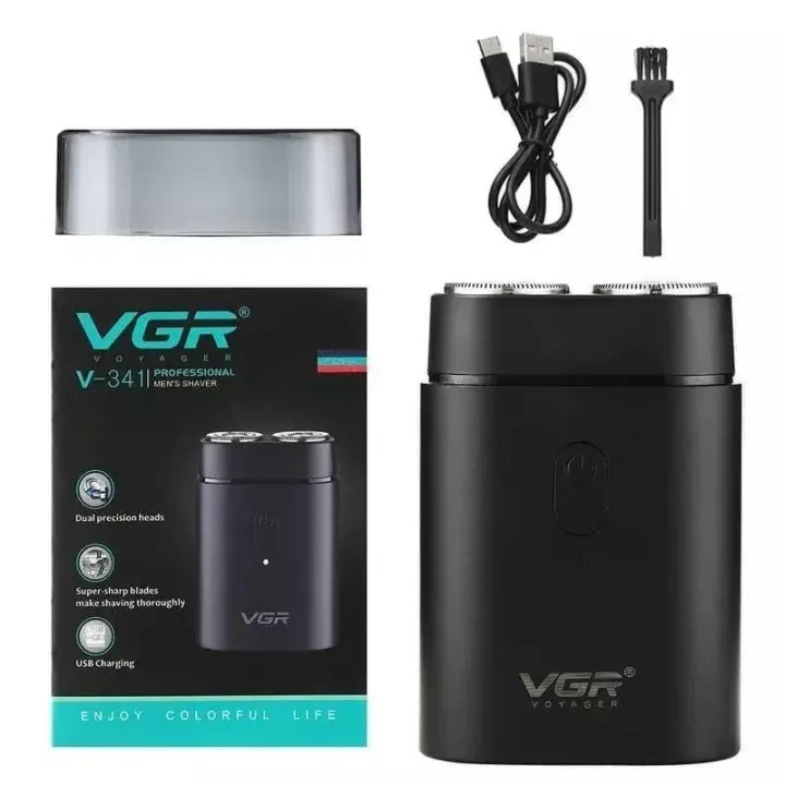VGR V-341 Electric Shaver For Men Electric Razor Portable Waterproof Reciprocating Beard Trimmer Shaving Machine