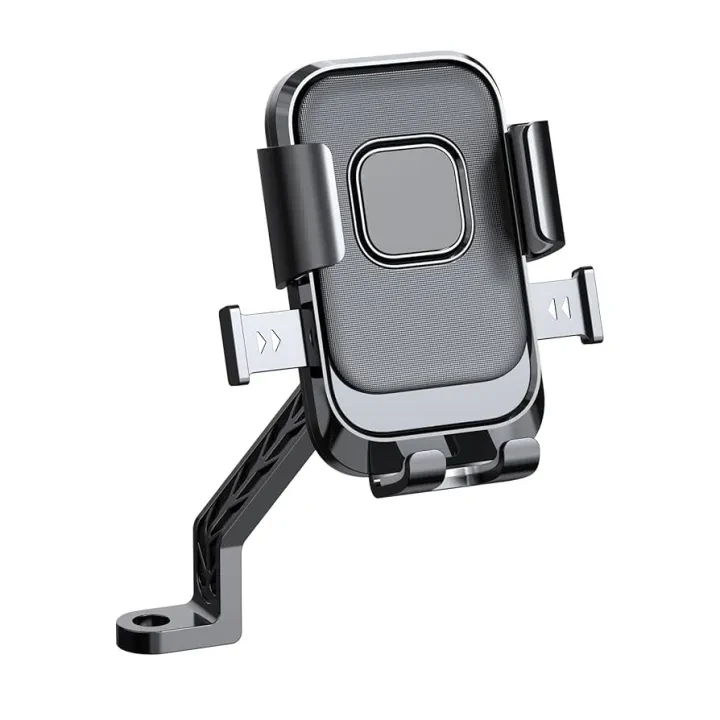 Adjustable Scooty and Motorcycle Phone Mount One Click Lock, Bike Accessories Mobile Phone Holder